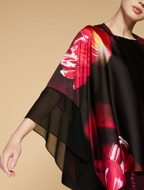 Immagine di Poncho in satin- SAIA - Marina Rinaldi -