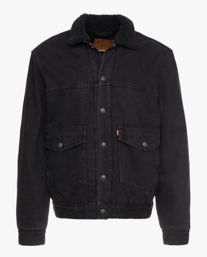 Immagine di LEVI'S 77389-0000 - sherpa giacchetto  jeans nero SOLO XL