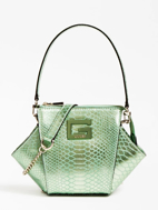 Picture of Guess HWMC7753740 - Mini borsa a spalla DINNER DATE - VERDE