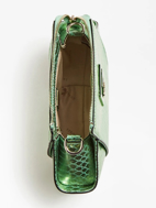 Picture of Guess HWMC7753740 - Mini borsa a spalla DINNER DATE - VERDE