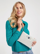 Picture of Guess HWMG7753690 - Clutch DINNER DATE TRAPUNTATA