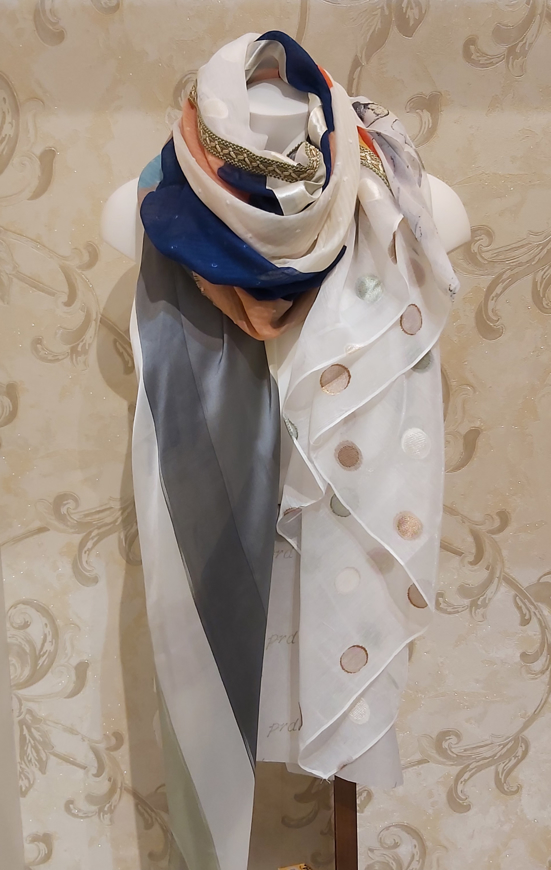 Immagine di Foulard FEDERICA B - PEZZI UNICI - FB024