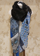 Immagine di Foulard FEDERICA B - PEZZI UNICI - FB044
