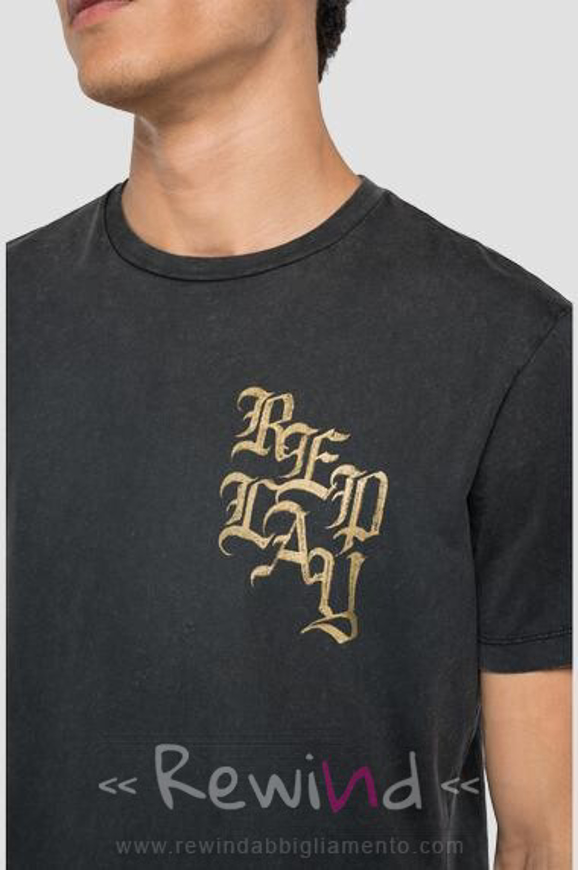 Picture of T-shirt teschio  -REPLAY