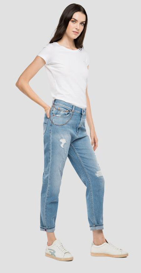 Immagine di JEANS HIGH WAIST TAPARED FIT KILEY REPLAY ROSE LABEL